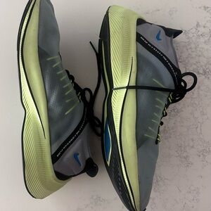 Nike Gray and Lime green Athletic Shoes with Modern Design